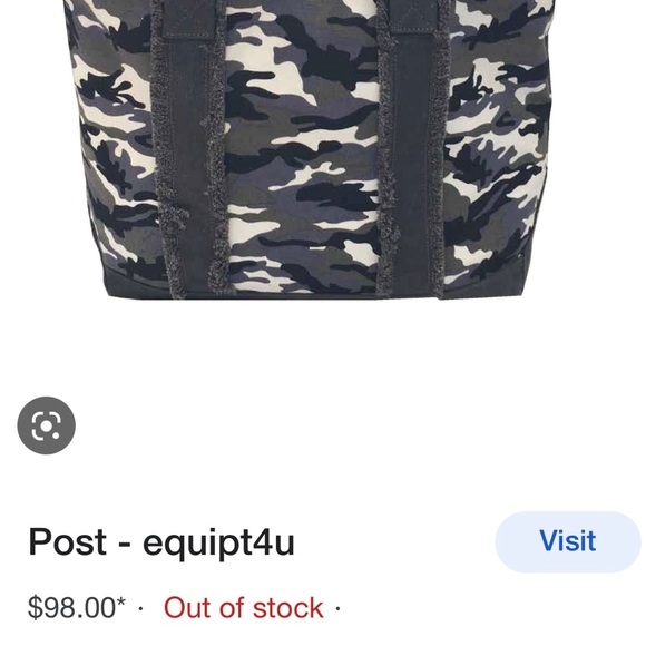 Brand new condition camo tote with extra clutch - Picture 3 of 4